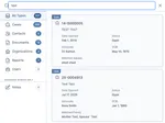 Integrated Search screenshot.